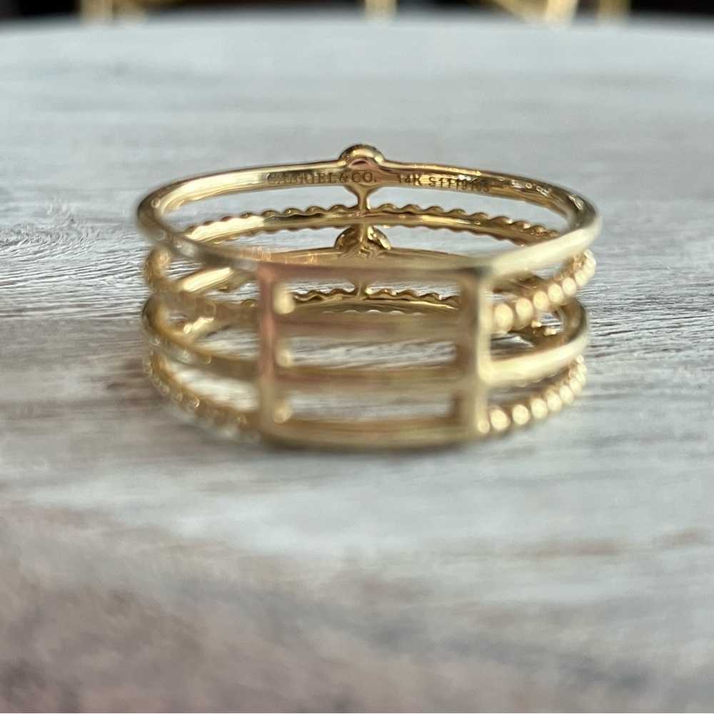 Diamond Multi Row Ring - Picture 3 of 4